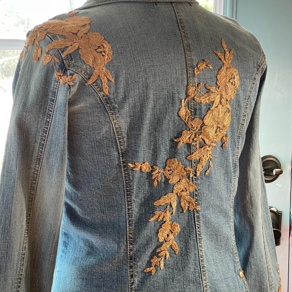 Rescued & Renewed Denim Blazer size M